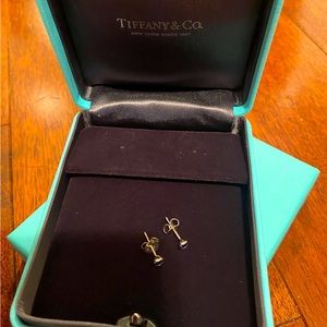 Authentic Tiffany Sapphire Earrings